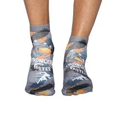 Wigglesteps | Men's Sneaker Socks | Basketball Game Collection | EU 41-46 (Light Grey) von Wigglesteps