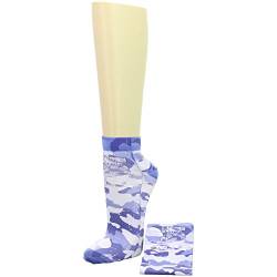 Wigglesteps | Men's Sneaker Socks | Blue Camo Collection | EU 41-46 (Blue) von Wigglesteps