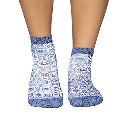 Wigglesteps | Women's Sneaker Socks | Chinese Ceramic Collection | EU 36-40 (Jeans Blue) von Wigglesteps