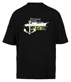 The Implication - Its Always Sunny In Philadelphia Unisex Herren Frau Baggy T-Shirt Bio-Baumwolle Schwarz Unisex Baggy T-Shirt Black von Wigoro