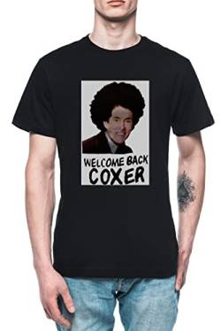 Welcome Back Cox Coxer Herren T-Shirt Tee Schwarz Men's Black T-Shirt von Wigoro