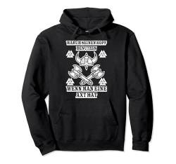 Wikinger | Warum seinen Kopf benutzen wenn man eine Axt hat Pullover Hoodie von Wikinger, Valhalla, Odin Geschenke Für Männer