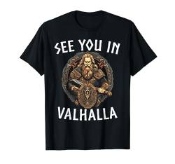Wikinger Tshirt Valhall Walhalla Odin Runen Berserker Götter T-Shirt von Wikinger Geschenk Herren Damen Mythologie Walhalla