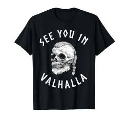 Wikinger Tshirt Valhall Walhalla Odin Runen Berserker Götter T-Shirt von Wikinger Geschenk Herren Damen Mythologie Walhalla