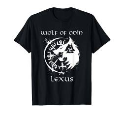 Wolf Of Odin Lexus - Personalisiert T-Shirt von Wikinger Geschenkidee mit personalisiertem Namen