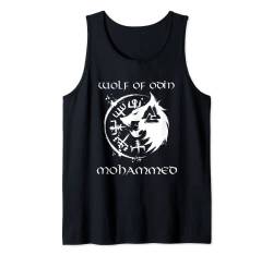 Wolf Of Odin Mohammed Tank Top von Wikinger Geschenkidee mit personalisiertem Namen