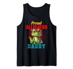 Proud Alligator Costume Daddy Father's Day Zoo Animal Lover Tank Top von Wild Animal Father's Day Costume