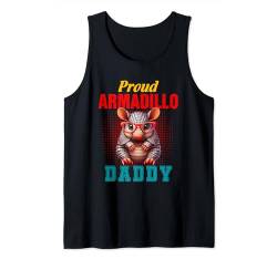 Proud Armadillo Costume Daddy Father's Day Zoo Animal Lover Tank Top von Wild Animal Father's Day Costume