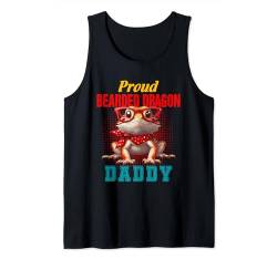 Proud Bearded Dragon Costume Daddy Father's Day Zoo Animal Tank Top von Wild Animal Father's Day Costume