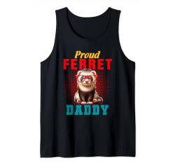 Proud Ferret Costume Daddy Father's Day Zoo Animal Lover Tank Top von Wild Animal Father's Day Costume