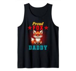 Proud Fox Costume Daddy Father's Day Zoo Animal Lover Tank Top von Wild Animal Father's Day Costume