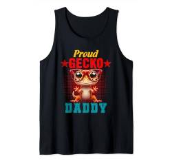 Proud Gecko Costume Daddy Father's Day Zoo Animal Lover Tank Top von Wild Animal Father's Day Costume
