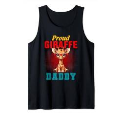 Proud Giraffe Costume Daddy Father's Day Zoo Animal Lover Tank Top von Wild Animal Father's Day Costume