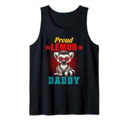 Proud Lemur Costume Daddy Father's Day Zoo Animal Lover Tank Top von Wild Animal Father's Day Costume