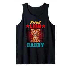 Proud Lion Costume Daddy Father's Day Zoo Animal Lover Tank Top von Wild Animal Father's Day Costume