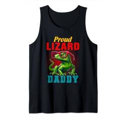 Proud Lizard Costume Daddy Father's Day Zoo Animal Lover Tank Top von Wild Animal Father's Day Costume