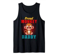 Proud Monkey Costume Daddy Father's Day Zoo Animal Lover Tank Top von Wild Animal Father's Day Costume