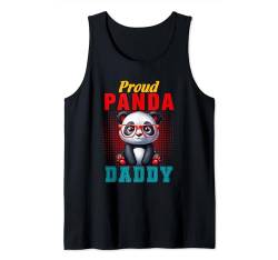 Proud Panda Costume Daddy Father's Day Zoo Animal Lover Tank Top von Wild Animal Father's Day Costume