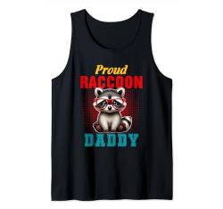 Proud Raccoon Costume Daddy Father's Day Zoo Animal Lover Tank Top von Wild Animal Father's Day Costume