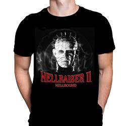 Hellbound Herren T-Shirt Halloween Horror Druck Schwarzes Grafik T-Shirt, Filmposter Tee von Wild Star Hearts