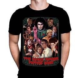 Rocky Horror Show If Herren T-Shirt Horror Druck Schwarzes Grafik T-Shirt, Filmposter Tee von Wild Star Hearts