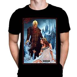 Salem's Lot Herren T-Shirt Gothic Horror Halloween Schwarz Baumwolle Grafik Tee Shirt, Schwarz , XXL von Wild Star Hearts