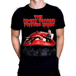 Wild Star Hearts The Rocky Horror Picture Show Movie Poster Herren T-Shirt Schwarzes Baumwoll Grafik Tee Shirt (M) von Wild Star Hearts