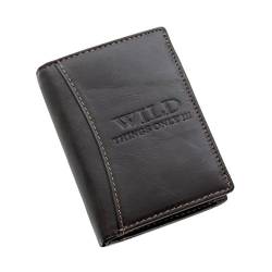 Wild Things Only Herren Geldbörse Portemonnaie Geldbeutel, Rindleder präsentiert von ZMOKA® von Wild Things Only !!! - präsentiert von ZMOKA