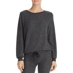 Wildfox Damen Baggy Beach Long Sleeve Pullover Sweatshirt, Clean Black, Medium von Wildfox