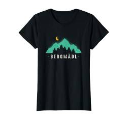 Bergmädl - In den Bergen zuhause T-Shirt von Wildnis Outdoor Camping Wandern Berge Geschenkidee