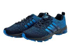 Wildora® Damen Herren Laufschuhe Sportschuhe Sneaker Freizeit Outdoor Schuhe inkl. Übergröße(Navy-Blau,46) von Wildora