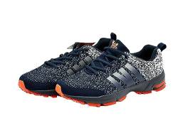 Wildora® Damen Herren Laufschuhe Sportschuhe Sneaker Freizeit Outdoor Schuhe inkl. Übergröße(Navy-Grau,39) von Wildora