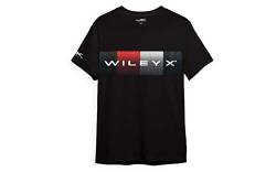 Wiley X Herren Kern T-Shirt mit kurzen Ärmeln, Schwarz, XL von Wiley X