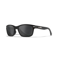 Wiley X │ WX Helix | Sonnenbrille Herren | Sonnenbrille Damen | Grau Gläser | Matt Schwarz Gestell │ Sport Outdoor Fahrradbrille Wandern Fischen | 100% UVA/UVB-Schutz von Wiley X