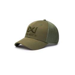 Wiley X │ WX Trucker Cap | Grün Baumwolle Grün Mesh | Männer Verstellbar Leichte Atmungsaktiv Flexfit 6-Panel-Kappe | Sonnenmütze | Airsoft Sport Outdoor von Wiley X