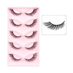 5 Paar 3D Faux Nerzwimpern Dicke Falsche Wimpern Dramatische Gefälschte Wimpern Make Up Verlängerung Wiederverwendbare Wimpern Make Up 3D Nerzwimpern Gefälschte Wimpern Weiche von Wilgure