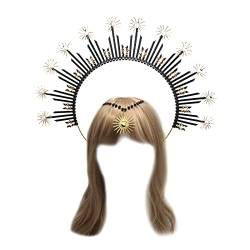 Damen-Stirnband, DIY-Material, Tasche, Haarband, Party-Kostüm, Vintage-Kirchen-Kopfschmuck, weibliches Haar-Accessoire, Damen-Stirnband, sportlich von Wilgure