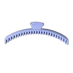 Große Fangklammer für dickes, dünnes Haar, Feder-Design, Styling-Werkzeug Blau Lila 12cm von Wilitto