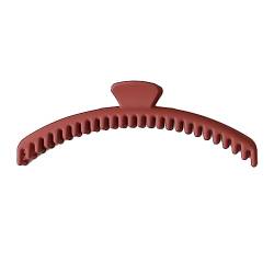 Große Fangklammer für dickes, dünnes Haar, Feder-Design, Styling-Werkzeug Rot 12cm von Wilitto