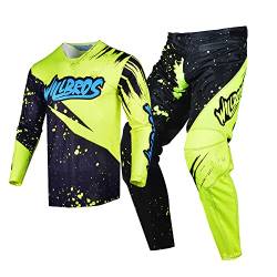 Willbros Motocross Jersey Hose Combo MX Getriebesatz Erwachsene Reiten Offroad Bergab (Jersey Adult XL/Hoses W36) von Willbros