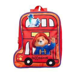 Offizieller Rucksack The Adventures of Paddington Bear London Bus, Rot/Orange/Blau, 30cm (H) x 25.5cm (W) x 9.5cm (D) von William Lamb