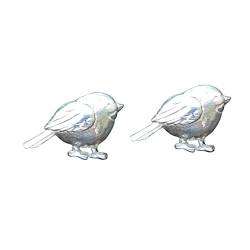 William Sturt Manschettenknöpfe, Vogelmotiv, handgefertigt, aus feinem Zinn, Einheitsgröße, Metall von William Sturt Fine Pewter