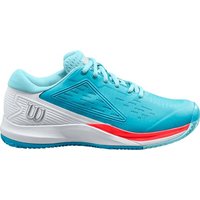 WILSON Damen Tennisoutdoorschuhe RUSH PRO ACE CLAY W SCUBA BLUE/Wh/Fiery von Wilson