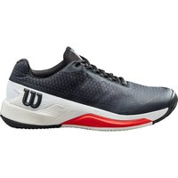 WILSON Herren Tennisoutdoorschuhe RUSH PRO 4.0 CLAY Bk/Wh/Poppy Red von Wilson