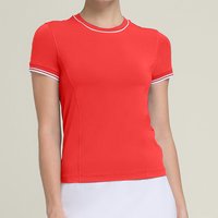 Wilson Baseline Seamless Team T-Shirt Damen in rot, Größe: XL von Wilson