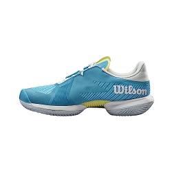 Wilson Damen KAOS Swift 1.5 Clay Sneaker, Algiers Blue/White/Sunny Lime, 36 2/3 EU von Wilson