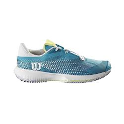 Wilson Damen KAOS Swift 1.5 Sneaker, Algiers Blue/White/Sunny Lime, 39 1/3 EU von Wilson