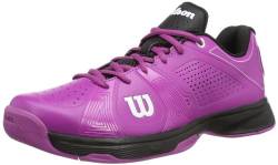 Wilson Damen Rush Sport W Fushia/BLA 7 Tennisschuhe, Mehrfarbig (New Fuchsia/New Fuchsia/Black), 41 von Wilson