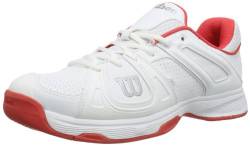Wilson Damen Team W 4.5 Tennisschuhe, Mehrfarbig (White/White/Cherry) von Wilson