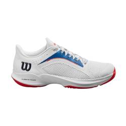 Wilson Herren Hurakn 2.0 Tennisschuh, Weiß Deja Vu Blau Rot, 44.5 EU von Wilson